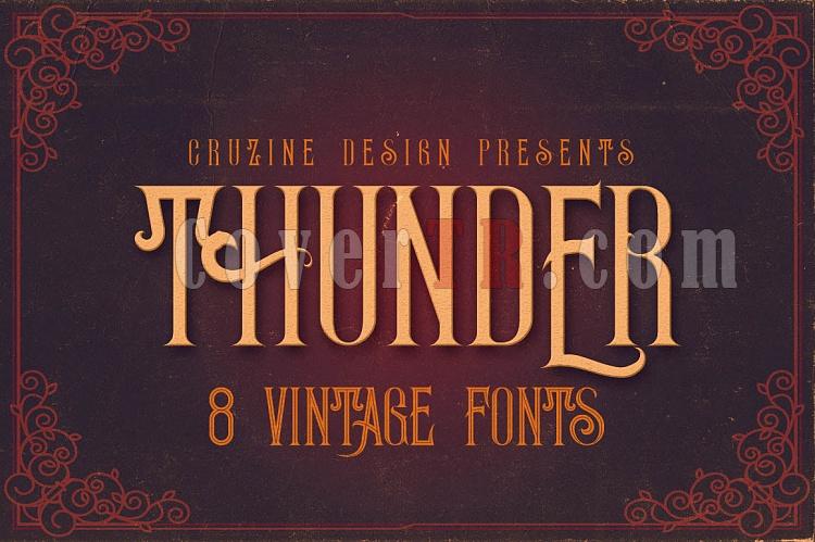 Thunder Typeface Font-thunder1-ojpg