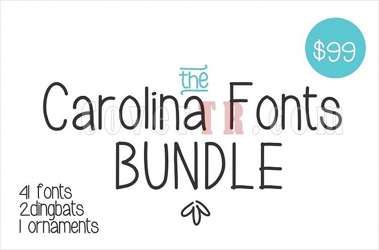 The Carolina Fonts Bundle-bundle1-jpg