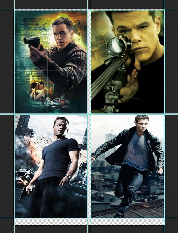 Cover &  Poster designs of the Jason Bourne Series-1jpg