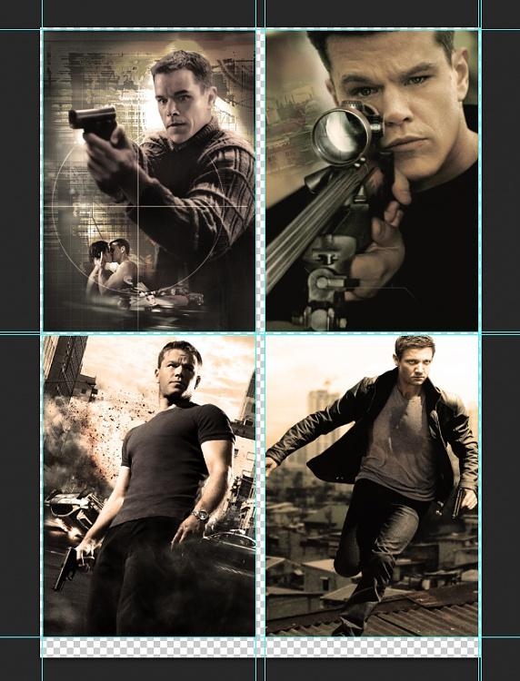 Cover &  Poster designs of the Jason Bourne Series-2jpg