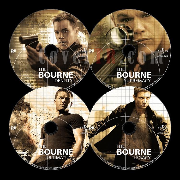 Cover &  Poster designs of the Jason Bourne Series-dvdjpg
