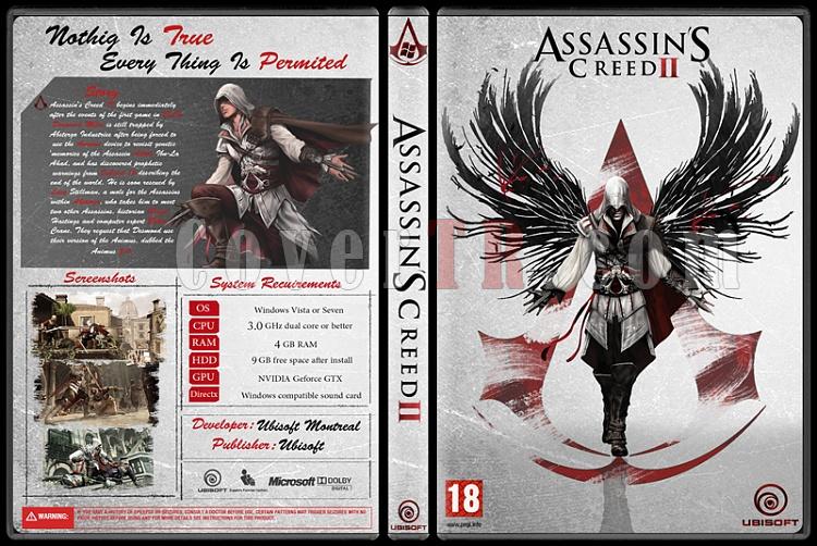 cover dvd assassins creed pc