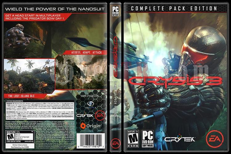 Crysis 3 (Complete Pack Edition) - Custom PC Cover - English [2013]-onizlemejpg