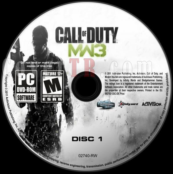 Call Of Duty Modern Warfare 3 - Scan PC Dvd Label - English [2011]-call_of_duty_modern_warfare_3_dvd_labeljpg