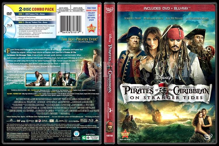 Pirates of the Caribbean: On Stranger Tides (Karayip Korsanlar: Gizemli Denizlerde) - Scan Dvd Cover - English [2011]-onizlemejpg