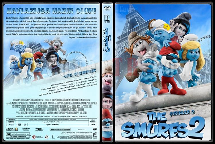 The Smurfs 2 (irinler 2) - Custom Dvd Cover - Trke [2013]-sirinler-2-izlemejpg