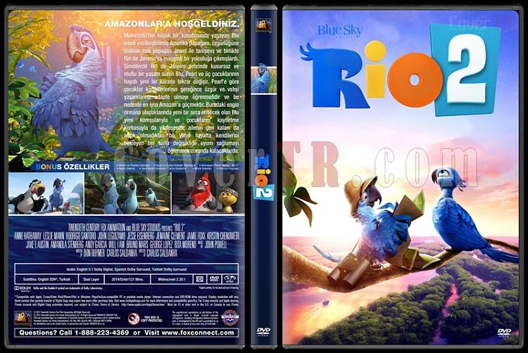 Rio 2 - Custom Dvd Cover - Trke [2014]-v3jpg