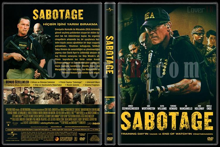 Sabotage (Sabotaj) - Custom Dvd Cover - Trke [2014]-covertr-dvdjpg