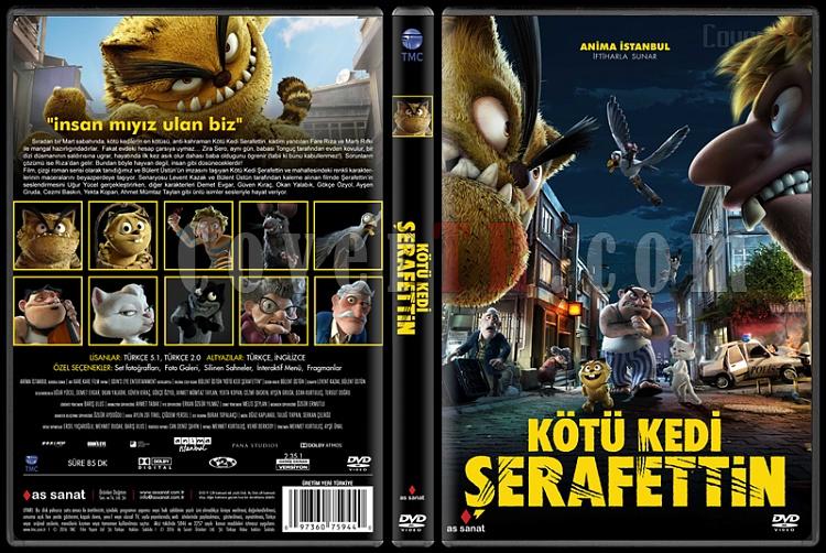 Kt Kedi erafettin - Custom Dvd Cover - Trke [2016]-kotu-kedi-serafettin-jokerjpg