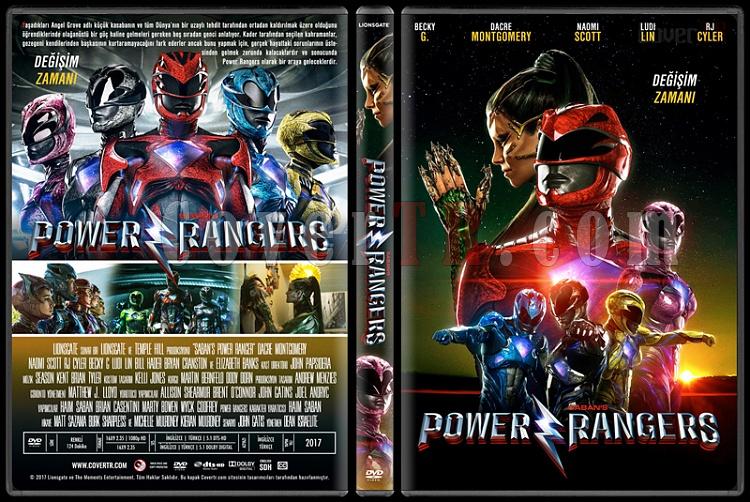 Power Rangers  - Custom Dvd Cover - Trke [2017]-1jpg