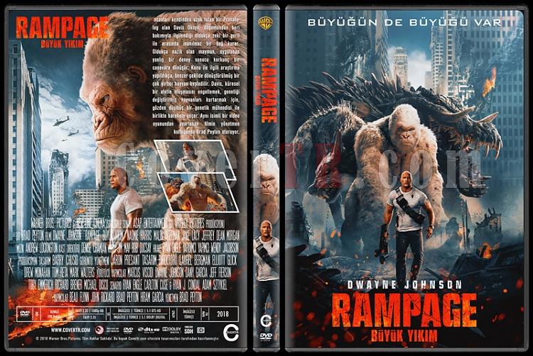 Rampage (Rampage: Byk Ykm) - Custom Dvd Cover - Trke [2018]-1jpg