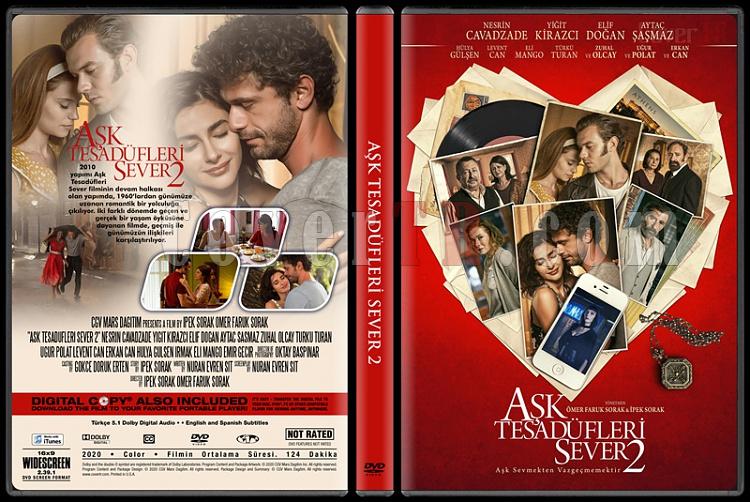 Ak Tesadfleri Sever 2 - Custom Dvd Cover - Trke [2020]-1jpg