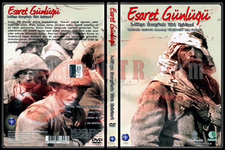 Esaret Gnl: 1. Dnya Sava'nda Trk Esirleri - Scan Dvd Cover - Trke [2012]-esaret-gunlugu-1-dunya-savasinda-turk-esirlerijpg