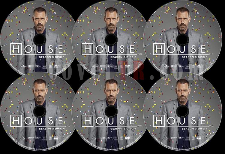 House M.D. (Season 3) - Custom Dvd Label Set - English [20042012]-s03jpg