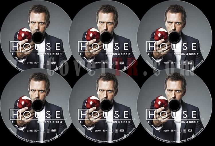 House M.D. (Season 4) - Custom Dvd Label Set - English [20042012]-s04jpg