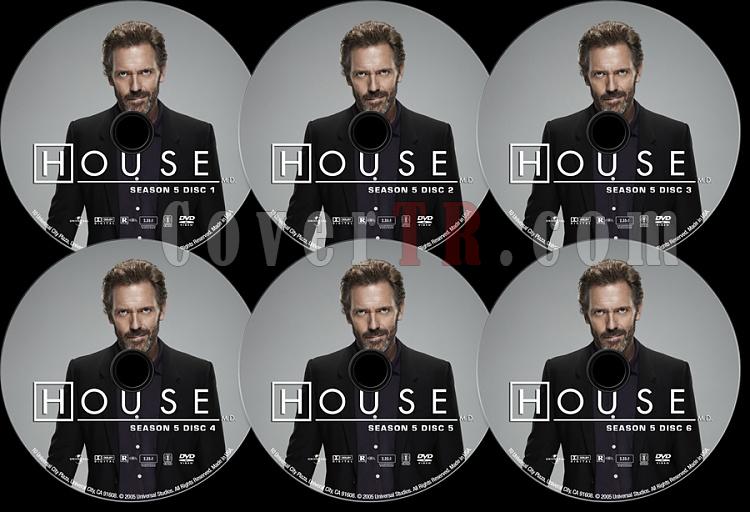House M.D. (Season 5) - Custom Dvd Label Set - English [20042012]-s05jpg