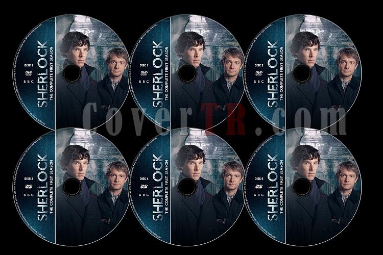Sherlock (Season 1) - Custom Dvd Label Set - English [2010]-s01jpg