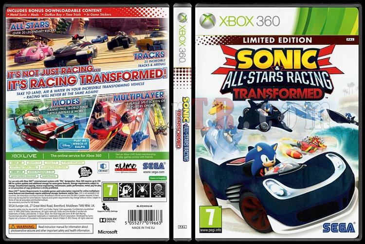 sonic racing xbox 360