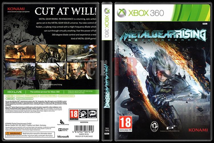 Metal Gear Rising: Revengeance - Scan Xbox Cover - English [2013]-onizlemejpg