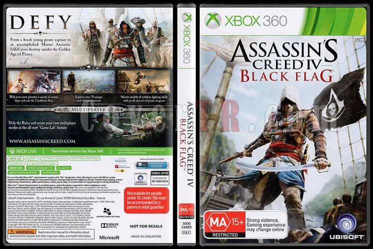 Assassin's Creed IV: Black Flag - Scan Xbox 360 Cover - English [2013]-onizlemejpg