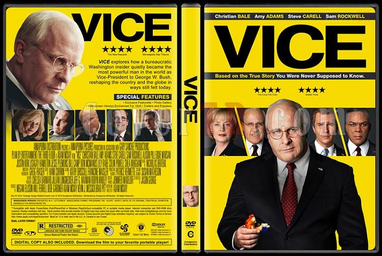 Vice - Custom Dvd Cover - English [2018] - CoverTR