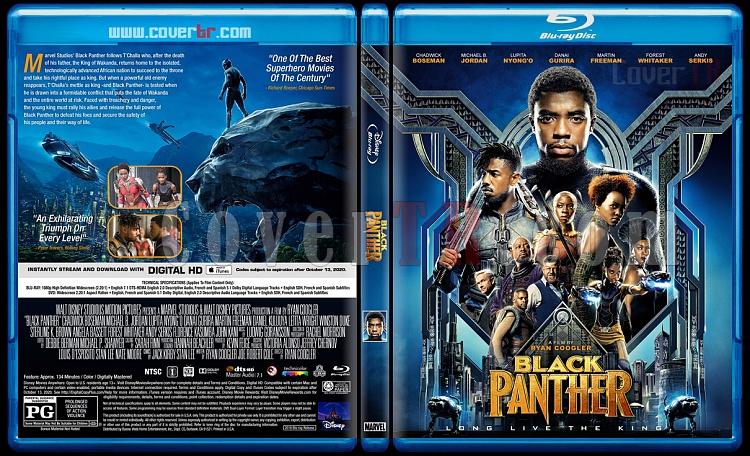 Black Panther - Custom Bluray Cover - English [2018] - CoverTR
